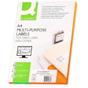 Q-Connect KF10639 Etiketten weiß, 66 x 33.9 mm Q-Connect KF10639 Etiketten weiß, 66 x 33.9 mm