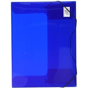 VELOFLEX 4443250 Box na sběratele Crystal, DIN A4, transparentní PP fólie, s gumovým páskem, box na dokumenty, box na sešity, modrá VELOFLEX 4443250 Box na sběratele Crystal, DIN A4, transparentní PP fólie, s gumovým páskem, box na dokumenty, box na sešity, modrá