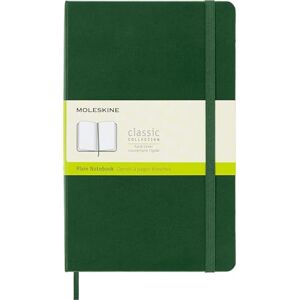 Moleskine Klasický prázdný poznámkový blok tvrdé desky s elastickým uzavíracím páskem barva Myrte zelená velikost A5 13 x 21 240 stran Moleskine Klasický prázdný poznámkový blok tvrdé desky s elastickým uzavíracím páskem barva Myrte zelená velikost A5 13 x 21 240 stran