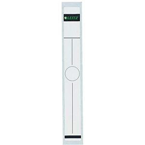 Leitz Rückenschild selbstklebend für Hängeordner, 10 Stück, Langes und breites Format, 34 x 279 mm, Papier, grau, 60940085 Leitz Rückenschild selbstklebend für Hängeordner, 10 Stück, Langes und breites Format, 34 x 279 mm, Papier, grau, 60940085