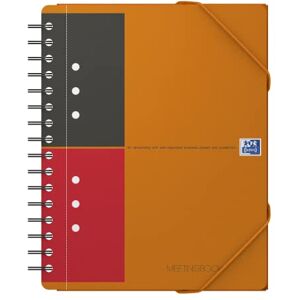 Oxford Meetingbook International A5, linkovaný, 160 stran, s gumou a 3 klapkami Oxford Meetingbook International A5, linkovaný, 160 stran, s gumou a 3 klapkami