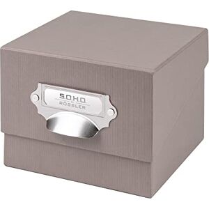 Rössler SOHO foto úložný box fotobox úložný box s víkem organizér box uložení vizitek uložení boxů úložné boxy 17 x 15 x 13 cm 1 kus barva: šedá šedohnědá Rössler SOHO foto úložný box fotobox úložný box s víkem organizér box uložení vizitek uložení boxů úložné boxy 17 x 15 x 13 cm 1 kus barva: šedá šedohnědá