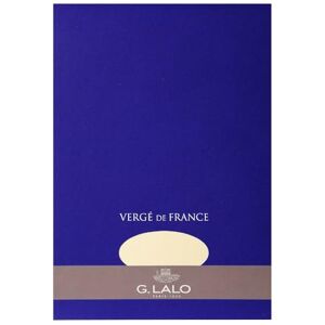 G. Lalo Lalo 12716L Blok na psaní Vergé de France (perfektní pro vaše pozvánky, bez kyselin, DIN A4, 21 x 29,7 cm, 50 listů, 100 g, slonová kost) G. Lalo Lalo 12716L Blok na psaní Vergé de France (perfektní pro vaše pozvánky, bez kyselin, DIN A4, 21 x 29,7 cm, 50 listů, 100 g, slonová kost)