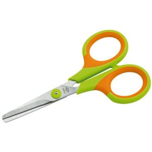 Wedo 77951 Dětské nůžky Soft-Kid pro leváky, délka 11,5 cm, měkké rukojeti, zaoblené listy nerezové, zelené/oranžové Wedo 77951 Dětské nůžky Soft-Kid pro leváky, délka 11,5 cm, měkké rukojeti, zaoblené listy nerezové, zelené/oranžové