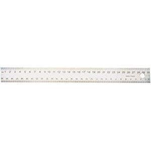 Wedo 525130 Lineal (aus Stahl, mit Korkrücken, 30 cm) silber Wedo 525130 Lineal (aus Stahl, mit Korkrücken, 30 cm) silber