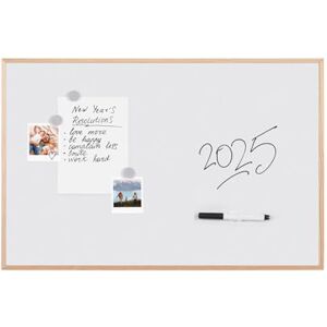 Bi-Office Whiteboard New Basic, magnetický, magnetická Bílá tabule s bílým MDF rám Bi-Office Whiteboard New Basic, magnetický, magnetická Bílá tabule s bílým MDF rám