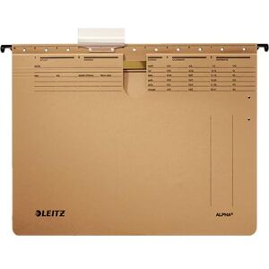 Leitz 19143000 závěsné pořadače Alpha, obchodní sešití, karton, 10 kusů, přírodní hnědá Leitz 19143000 závěsné pořadače Alpha, obchodní sešití, karton, 10 kusů, přírodní hnědá