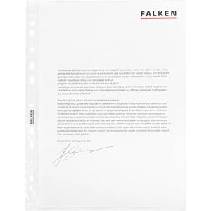 FALKEN Originální balení 100 ks standardních PP plastových prospektových obalů. Pro DIN A4 transparentní průhledná nahoře průhledná fólie plastový obal průhledné pouzdro ideální pro pořadače kroužkové FALKEN Originální balení 100 ks standardních PP plastových prospektových obalů. Pro DIN A4 transparentní průhledná nahoře průhledná fólie plastový obal průhledné pouzdro ideální pro pořadače kroužkové