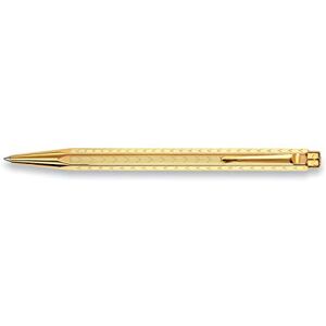 Caran D'Ache 898. 208 kuličkové pero ECRIDOR CHEVRON s pouzdrem zlato, 1 kus (1 ks) Caran D'Ache 898. 208 kuličkové pero ECRIDOR CHEVRON s pouzdrem zlato, 1 kus (1 ks)