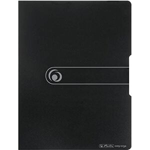 Herlitz 11207511 přehledná kniha, 20 průhledných obalů, nalepený štítek, Opak černý, A4 Herlitz 11207511 přehledná kniha, 20 průhledných obalů, nalepený štítek, Opak černý, A4
