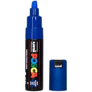 POSCA 186351 Marker s extra širokým obdélníkovým hrotem, tmavě modrý POSCA 186351 Marker s extra širokým obdélníkovým hrotem, tmavě modrý