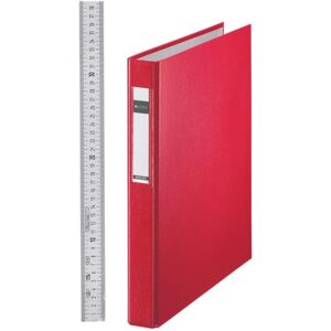Leitz 42120025 kroužkový pořadač standard, A4, PP, 4 kroužky, 25 mm, červená Leitz 42120025 kroužkový pořadač standard, A4, PP, 4 kroužky, 25 mm, červená