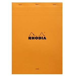 Rhodia 18600C Poznámkový blok / psací blok sešitý dotPad No.18 DIN A4 21 x 29,7 cm, 80 listů linkovaných 80 g, oddělitelné a mikroperforované, s kartonovým hřbetem, oranžový, 1 kus Rhodia 18600C Poznámkový blok / psací blok sešitý dotPad No.18 DIN A4 21 x 29,7 cm, 80 listů linkovaných 80 g, oddělitelné a mikroperforované, s kartonovým hřbetem, oranžový, 1 kus