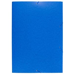 Exacompta 59652E desky DIN A2. Z kartonu Colorspanu se 3 dvířky a 2 gumičkami, 24 x 32 cm, DIN A4, modré desky na dokumenty do kanceláře a školy Exacompta 59652E desky DIN A2. Z kartonu Colorspanu se 3 dvířky a 2 gumičkami, 24 x 32 cm, DIN A4, modré desky na dokumenty do kanceláře a školy