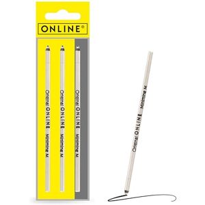 Online 3 x multifunkční náplně do kuličkového pera formát D1 tloušťka linky M (střední) od , také pro Lamy, Rotring, Schneider, Cross atd., mezinárodní standardní náplň, vhodná na dokumenty, barva psaní černá Online 3 x multifunkční náplně do kuličkového pera formát D1 tloušťka linky M (střední) od , také pro Lamy, Rotring, Schneider, Cross atd., mezinárodní standardní náplň, vhodná na dokumenty, barva psaní černá