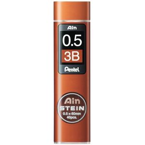 Pentel Ain STEIN C275 Feinmine, 40 Minen je Dose, 0.5 mm, Härtegrad 3B (12 Dosen) Pentel Ain STEIN C275 Feinmine, 40 Minen je Dose, 0.5 mm, Härtegrad 3B (12 Dosen)