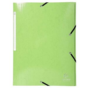 Exacompta 55823E Binder (Iderama se 3 klapkami a gumičkou, 425 / m2 M, A4, maxi kapacita, lepenka Manila) 1 kus anýz zelený Exacompta 55823E Binder (Iderama se 3 klapkami a gumičkou, 425 / m2 M, A4, maxi kapacita, lepenka Manila) 1 kus anýz zelený