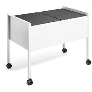 Durable Eco vozík se závěsnými deskami 100 Duo, šedý, z oceli odolné proti poškrábání, 760 x 592 x 425 mm, 308210 Durable Eco vozík se závěsnými deskami 100 Duo, šedý, z oceli odolné proti poškrábání, 760 x 592 x 425 mm, 308210
