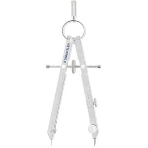 Staedtler 551 01 Mars Comfort 551 Přesné kružítko v pouzdře se zaklapávacím víčkem, stříbrné Staedtler 551 01 Mars Comfort 551 Přesné kružítko v pouzdře se zaklapávacím víčkem, stříbrné