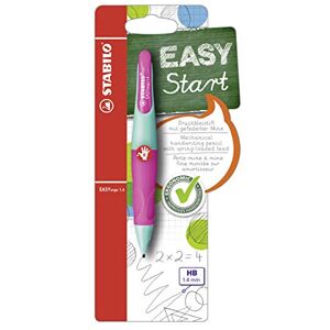 STABILO Ergonomická tužka pro praváky EASYergo 1.4 v tyrkysové / neonově růžové vč. 3 tenkých náplní stupeň tvrdosti HB STABILO Ergonomická tužka pro praváky EASYergo 1.4 v tyrkysové / neonově růžové vč. 3 tenkých náplní stupeň tvrdosti HB
