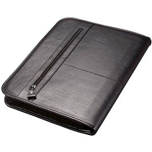 ALASSIO 30014 desky s kroužkovou vazbou Limone, DIN A4, z kůže, černé, cca 36 × 28,5 × 4 cm ALASSIO 30014 desky s kroužkovou vazbou Limone, DIN A4, z kůže, černé, cca 36 × 28,5 × 4 cm