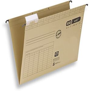 Elba Závěsné desky vertic ULTIMATE, balení po 25, DIN A4, recyklovaný karton, hnědý, 100331249, přírodní hnědá Elba Závěsné desky vertic ULTIMATE, balení po 25, DIN A4, recyklovaný karton, hnědý, 100331249, přírodní hnědá