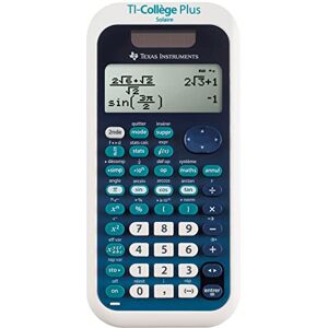 Leitz Texas Instruments TI-Collège Plus Solaire vědecká stolní kalkulačka, 4řadá TI College Plus modrá/bílá Leitz Texas Instruments TI-Collège Plus Solaire vědecká stolní kalkulačka, 4řadá TI College Plus modrá/bílá