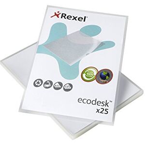Rexel RX27166 Ecodesk Sichthüllen A4, 25 Stück, transparent Rexel RX27166 Ecodesk Sichthüllen A4, 25 Stück, transparent