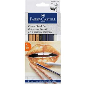 Faber-Castell 114004 Classic Sketch Sada zlatých faber, 6dílná Faber-Castell 114004 Classic Sketch Sada zlatých faber, 6dílná