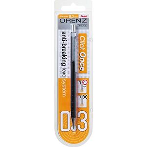 Pentel ORENZ PP503 mechanická tužka s technologií proti prasknutí tuhy, 0,3 mm, stupeň tvrdosti B, černá (1 kus) Pentel ORENZ PP503 mechanická tužka s technologií proti prasknutí tuhy, 0,3 mm, stupeň tvrdosti B, černá (1 kus)