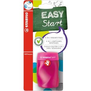 STABILO Ergonomické ořezávátko na konzervy pro praváky EASYsharpener 3 v 1 růžový blistr STABILO Ergonomické ořezávátko na konzervy pro praváky EASYsharpener 3 v 1 růžový blistr