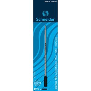 Schneider 77160 náplň do kuličkového pera Express 785 (vhodná na dokumenty, tloušťka linky: M, černá) 1 blistrová karta Schneider 77160 náplň do kuličkového pera Express 785 (vhodná na dokumenty, tloušťka linky: M, černá) 1 blistrová karta