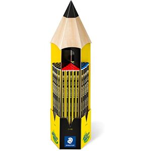Staedtler Tužka Noris 120, Made from Upcycled Wood, protiskluzový měkký povrch, vysoká pevnost v knize, vysoká kvalita Made in Germany, 90 kusů v tužkovém displeji, stupeň tvrdosti, 120 CT90 Staedtler Tužka Noris 120, Made from Upcycled Wood, protiskluzový měkký povrch, vysoká pevnost v knize, vysoká kvalita Made in Germany, 90 kusů v tužkovém displeji, stupeň tvrdosti, 120 CT90
