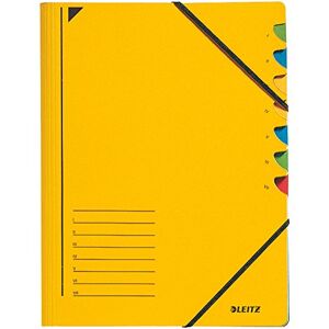 Leitz Pořadač 3907-15 7 přihrádek žlutý Leitz Pořadač 3907-15 7 přihrádek žlutý