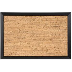Bi-Office Kamashi Korktafel, Pinnwand mit MDF Rahmen und Natürliches Kork Oberfläche, 90 x 60 cm großer, 19 mm dicker, Schwarz MDF Rahmen Bi-Office Kamashi Korktafel, Pinnwand mit MDF Rahmen und Natürliches Kork Oberfläche, 90 x 60 cm großer, 19 mm dicker, Schwarz MDF Rahmen