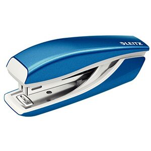 Leitz Mini sešívačka, 10 listů sešívačky se 1000 sponkami, sešívačka z kovu s plastovými prvky, série WOW, modrá, 55281036 Leitz Mini sešívačka, 10 listů sešívačky se 1000 sponkami, sešívačka z kovu s plastovými prvky, série WOW, modrá, 55281036