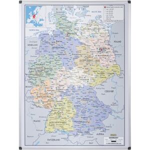 Bi-Office MAP0101002 Deutschlandkarte, laminiert oder magnetisch Bi-Office MAP0101002 Deutschlandkarte, laminiert oder magnetisch