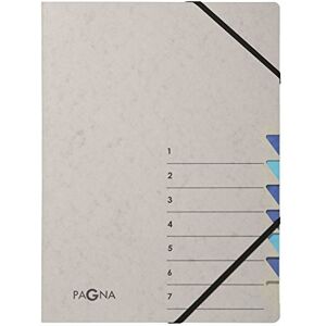 Pagna 44307-02 pořadač 7 přihrádek Easy Grey 1-7 modré Pagna 44307-02 pořadač 7 přihrádek Easy Grey 1-7 modré