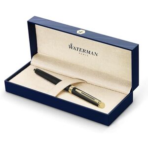 Waterman Hémisphère kuličkové pero matná černá se zlatými ozdobnými díly jemná špička černý inkoust dárková krabička Waterman Hémisphère kuličkové pero matná černá se zlatými ozdobnými díly jemná špička černý inkoust dárková krabička