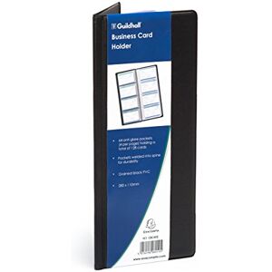 Exacompta Goldline klassische Visitenkarten-Mappe PVC 64 Sichthüllen für 128 Karten 280 x 110 mm schwarz Exacompta Goldline klassische Visitenkarten-Mappe PVC 64 Sichthüllen für 128 Karten 280 x 110 mm schwarz