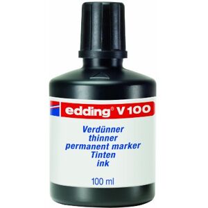 Edding Ředidlo V 100 permanentní popisovač doplňovací inkoust transparentní 1000 ml pro zesvětlení barvy a odstranění zaschlého permanentního inkoust Edding Ředidlo V 100 permanentní popisovač doplňovací inkoust transparentní 1000 ml pro zesvětlení barvy a odstranění zaschlého permanentního inkoust