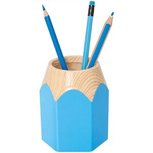 Wedo 245255010 Kyblík na tužky ve tvaru pastelky, stabilní plast cca 8,5 x 7,5 x 10,5 cm, světle modrý Wedo 245255010 Kyblík na tužky ve tvaru pastelky, stabilní plast cca 8,5 x 7,5 x 10,5 cm, světle modrý