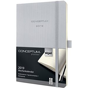 Sigel C1930 Wochenkalender 2019, ca. A5, hellgrau, Softcover Conceptum weitere Modelle Sigel C1930 Wochenkalender 2019, ca. A5, hellgrau, Softcover Conceptum weitere Modelle