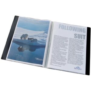 Durable Duralook Sichtbuch mit 30 verschweißten A4 Klarsichthüllen, 5 Stück Durable Duralook Sichtbuch mit 30 verschweißten A4 Klarsichthüllen, 5 Stück