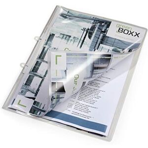 Durable Průhledný pořadač A4, složka A4 z měkké fólie, desky na dokumenty pro A4, 223 x 313 mm, transparentní, balení po 25 kusech, 251219 Durable Průhledný pořadač A4, složka A4 z měkké fólie, desky na dokumenty pro A4, 223 x 313 mm, transparentní, balení po 25 kusech, 251219
