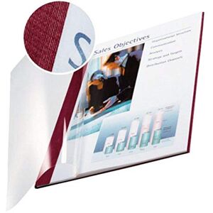 Leitz 74150028 desky na knihu impressBIND, Soft Cover, A4, 14 mm, 10 kusů, bordó Leitz 74150028 desky na knihu impressBIND, Soft Cover, A4, 14 mm, 10 kusů, bordó