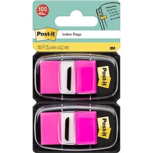 Post-it Index lepicí pásky, standardní, růžová, 100 lepicích proužků, 25,4 mm x 43,2 mm pro dokumenty a důležité informace Post-it Index lepicí pásky, standardní, růžová, 100 lepicích proužků, 25,4 mm x 43,2 mm pro dokumenty a důležité informace