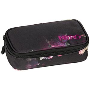 NITRO Pencil Case XL vč. Geo trojúhelník a rozvrh hodin, penál, penál, lenzer box, penál, penál, černá růžová., Penál NITRO Pencil Case XL vč. Geo trojúhelník a rozvrh hodin, penál, penál, lenzer box, penál, penál, černá růžová., Penál