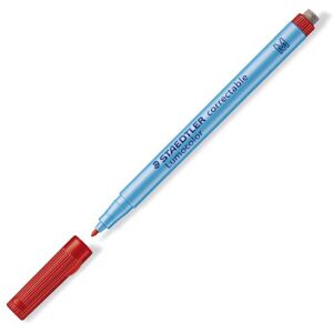 Staedtler 305 M-2 LUMOCOLOR SPRÁVNÉ FÓLÁNÍ Tužka M-LACE, cca 1,0 mm, 10 ks v kartonetui, červená Staedtler 305 M-2 LUMOCOLOR SPRÁVNÉ FÓLÁNÍ Tužka M-LACE, cca 1,0 mm, 10 ks v kartonetui, červená