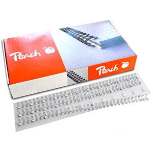 Peach Vázací hřbet 3: 1-34 kroužků A4-100 kusů 10 mm stříbrná – PW095-01 Peach Vázací hřbet 3: 1-34 kroužků A4-100 kusů 10 mm stříbrná – PW095-01